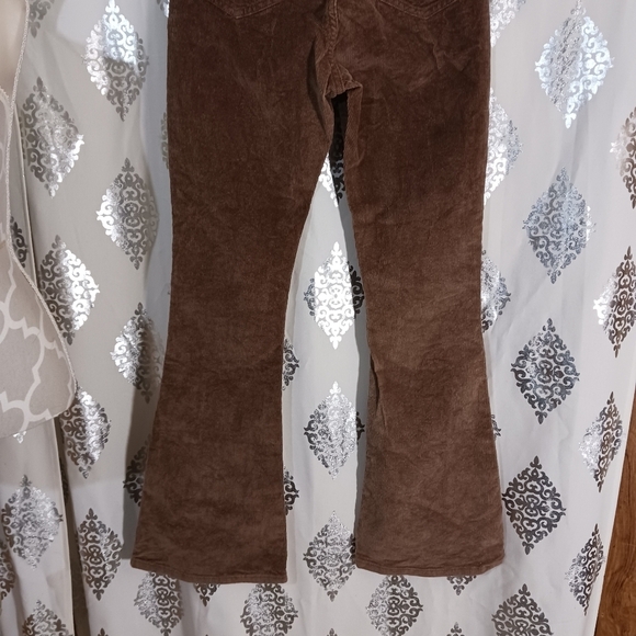 Shein High-Waisted Brown Flare Leg Corduroy Size 4 - Picture 8 of 14